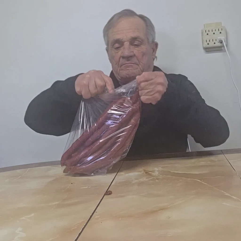 Bagged for in the fridge