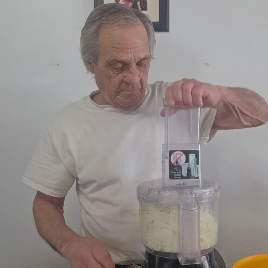 Slicing Onions with a blender