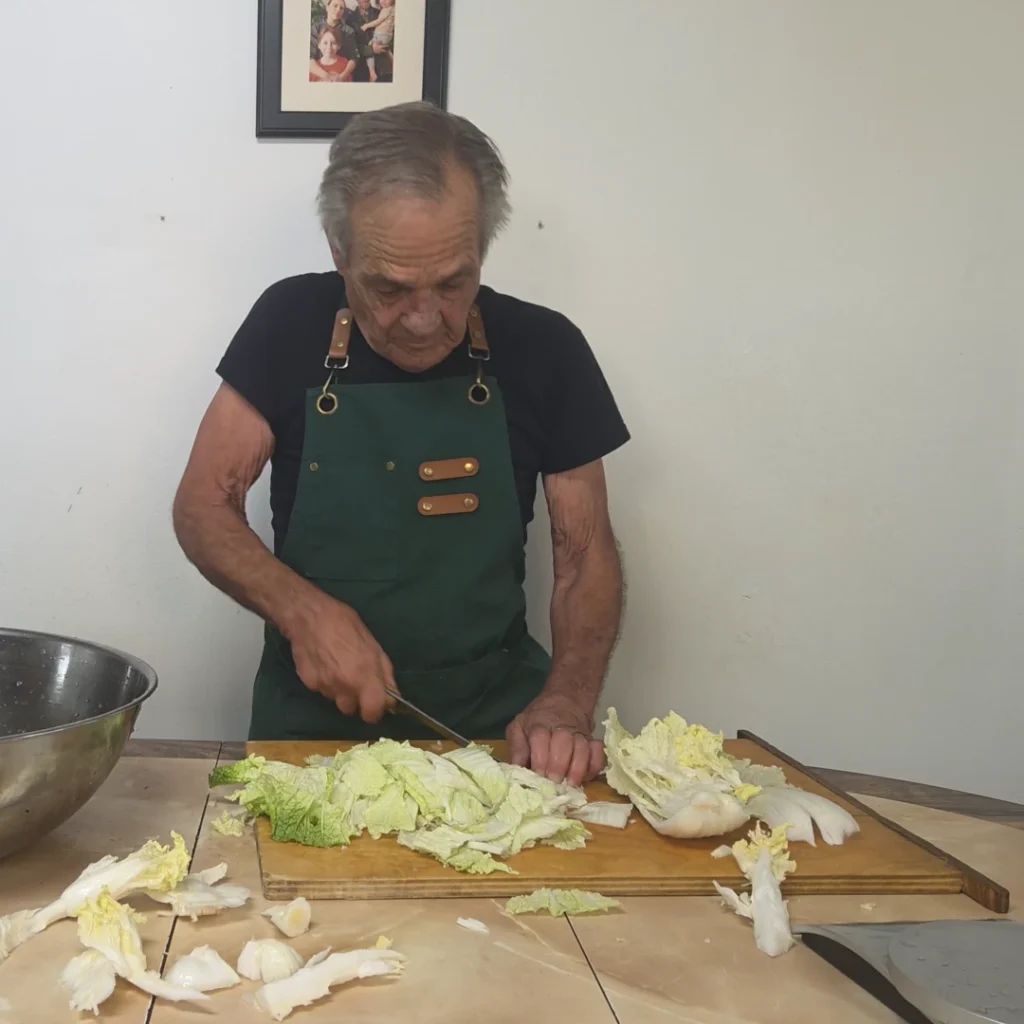 Cutting The Cabbage