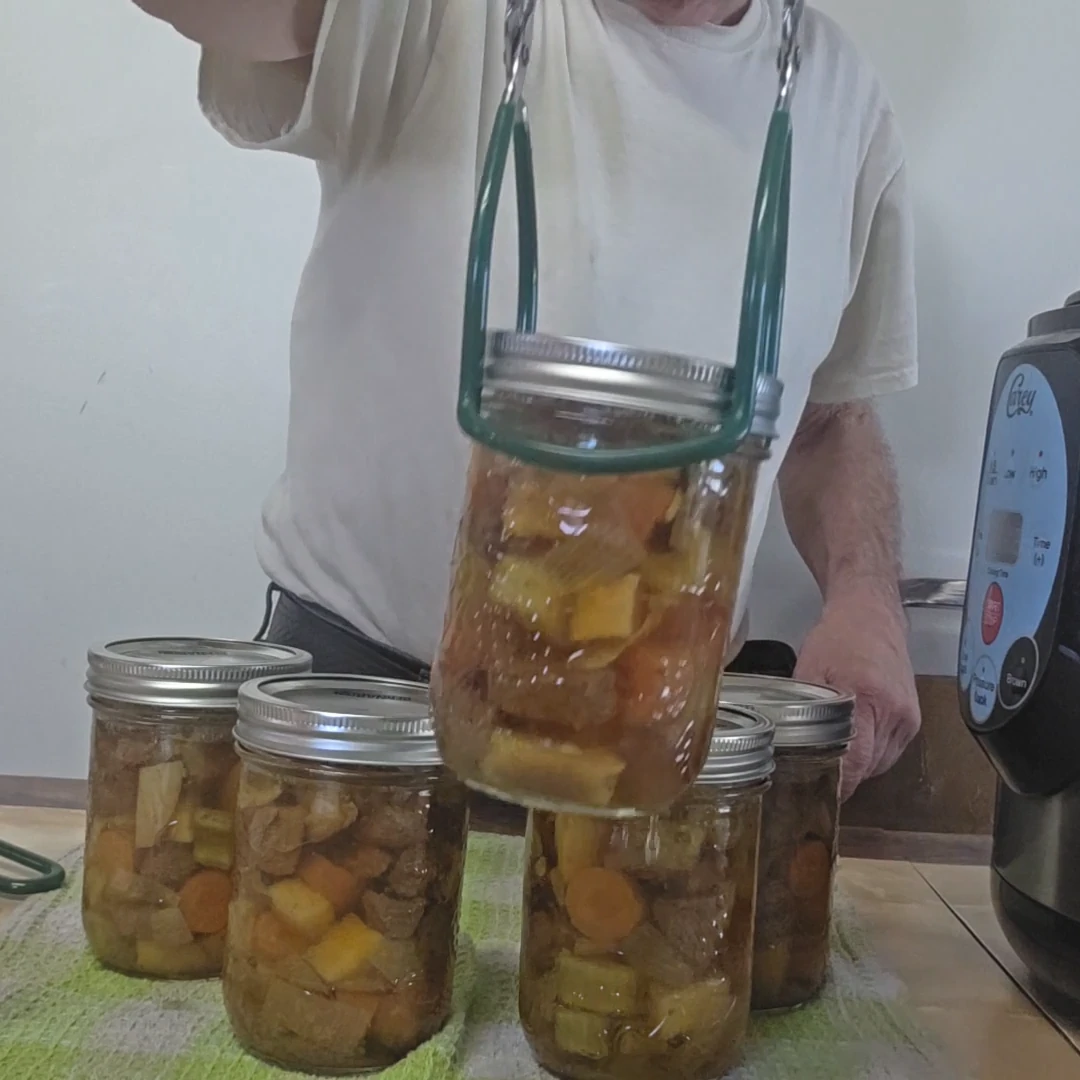 Beef Stew in a Jar – An Easy Pressure Canning Meal for Beginners