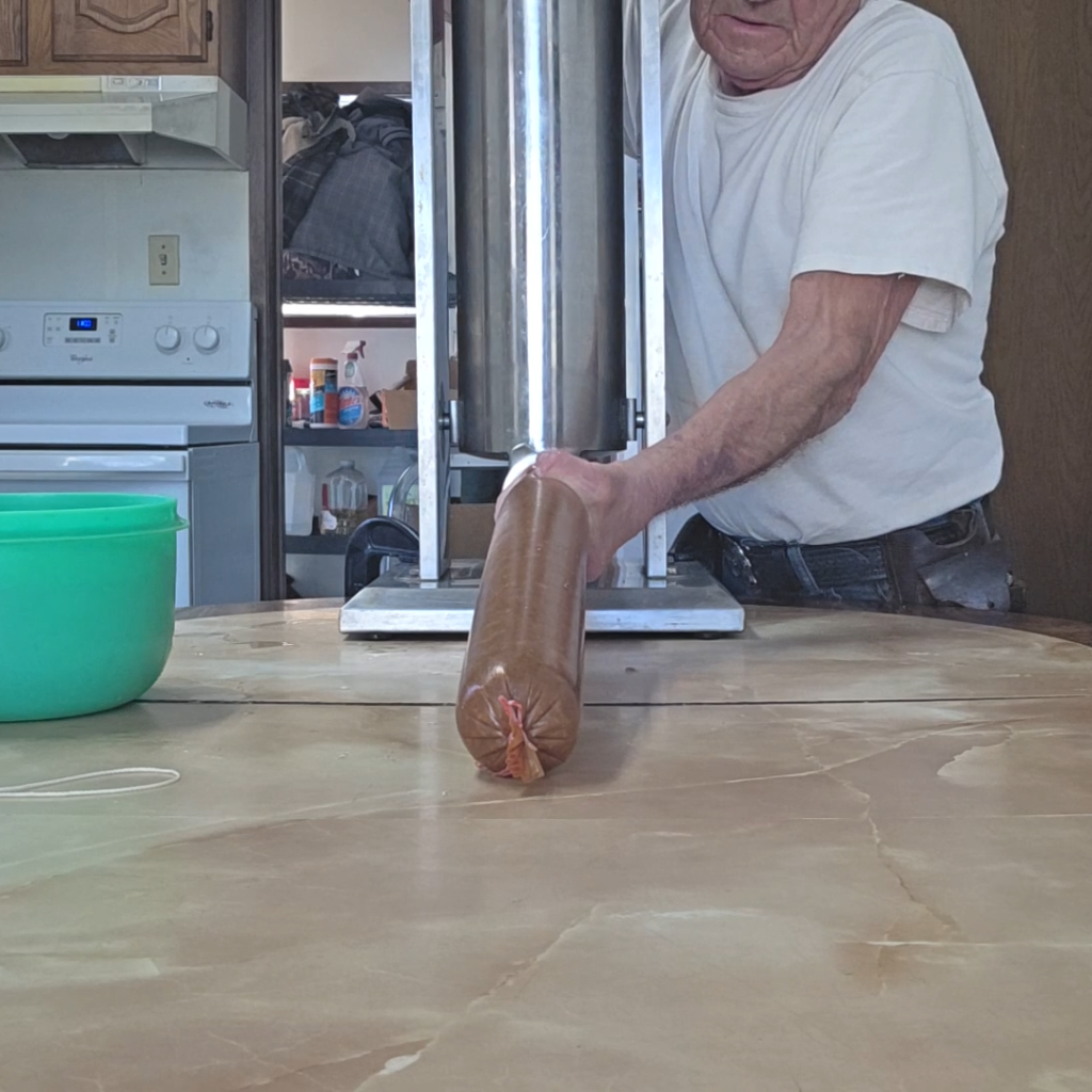 Stuffing the casings