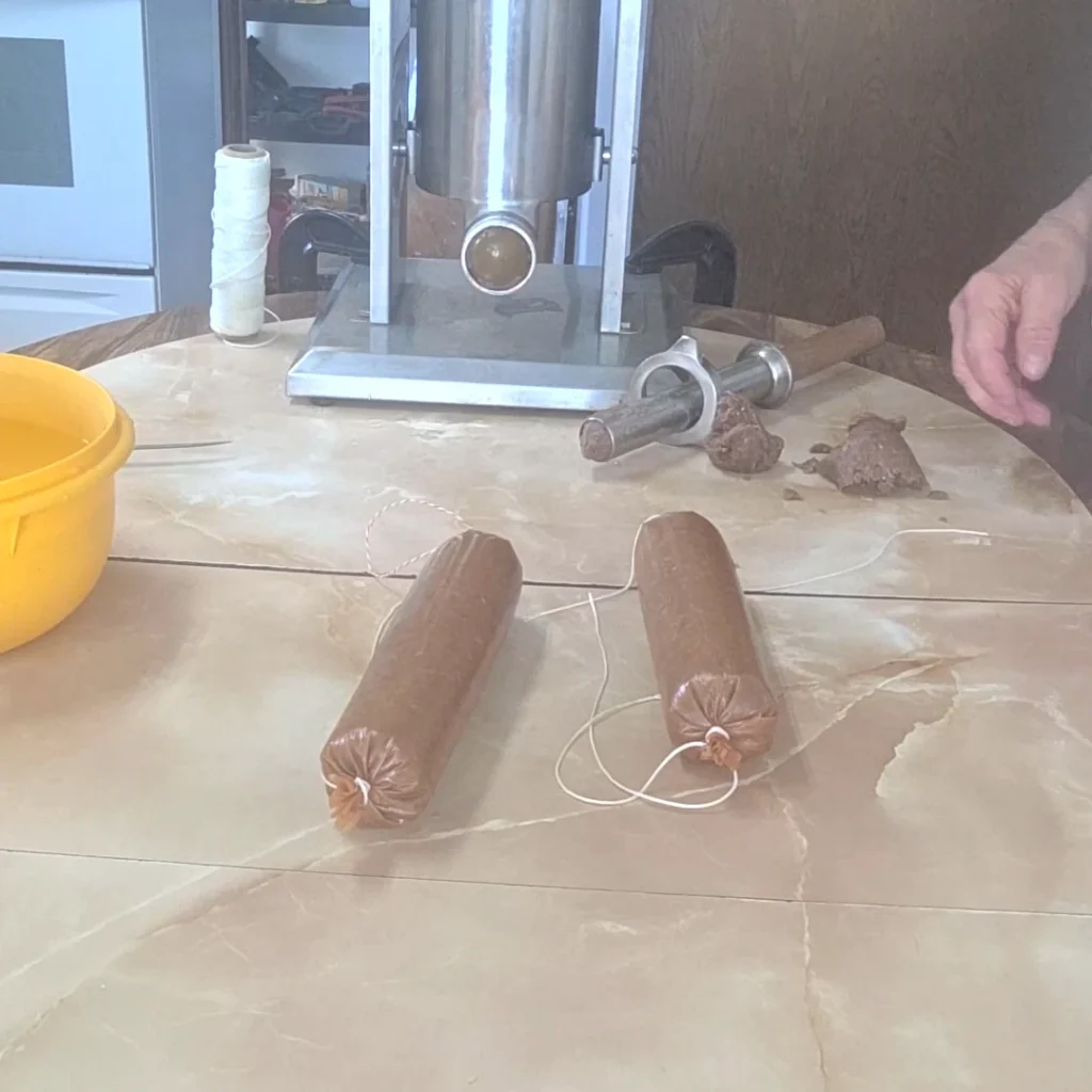 Sausage stuffed