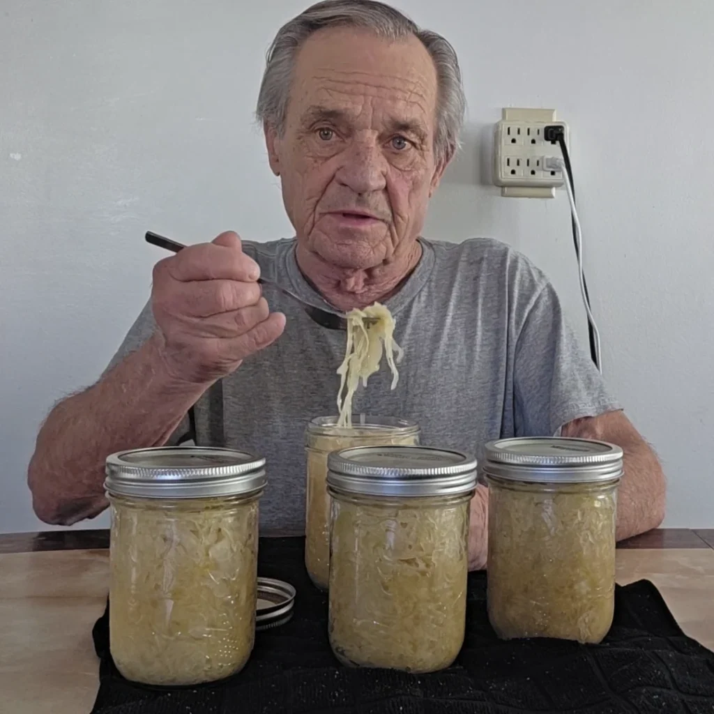 Taking some out of the jar